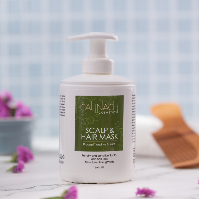 Protein Expert (Normal to Oily & Oily) Anti-Hair Loss, Restorative, Mask for Scalp and Hair, 300 ml.