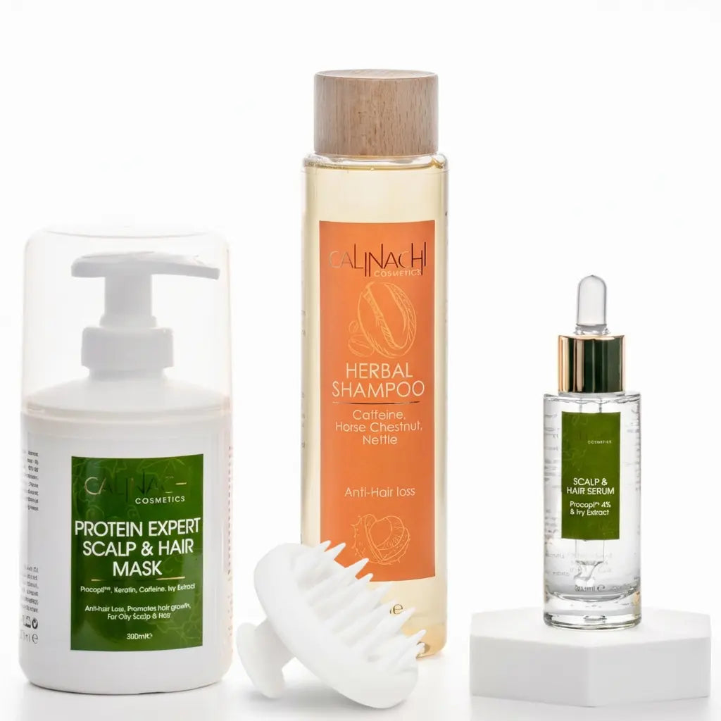 Hormonal Signals / Follicle Anchoring Support / Density Preservation / Oily / Hormonal Hair Thinning Therapy CALINACHI Cosmetics
