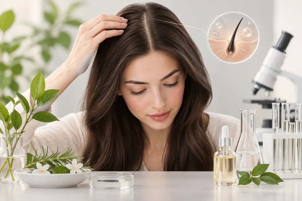 Wider Hair Part? Targeted Care for Better Density