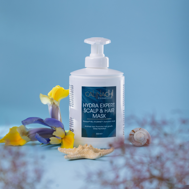 Hydra Expert (All Hair Type) Anti-Hair Loss, Hydrating, Restorative, Mask for Scalp and Hair, 300 ml.