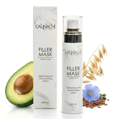 Filler Mask for Face, Neck, and Décolletage, 50ml.  CALINACHI Cosmetics
