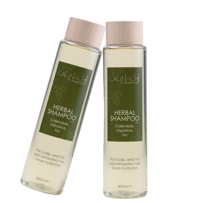Dry &amp; Exhausted Hair Herbal Shampoo, Sulfate Free, 300ml.