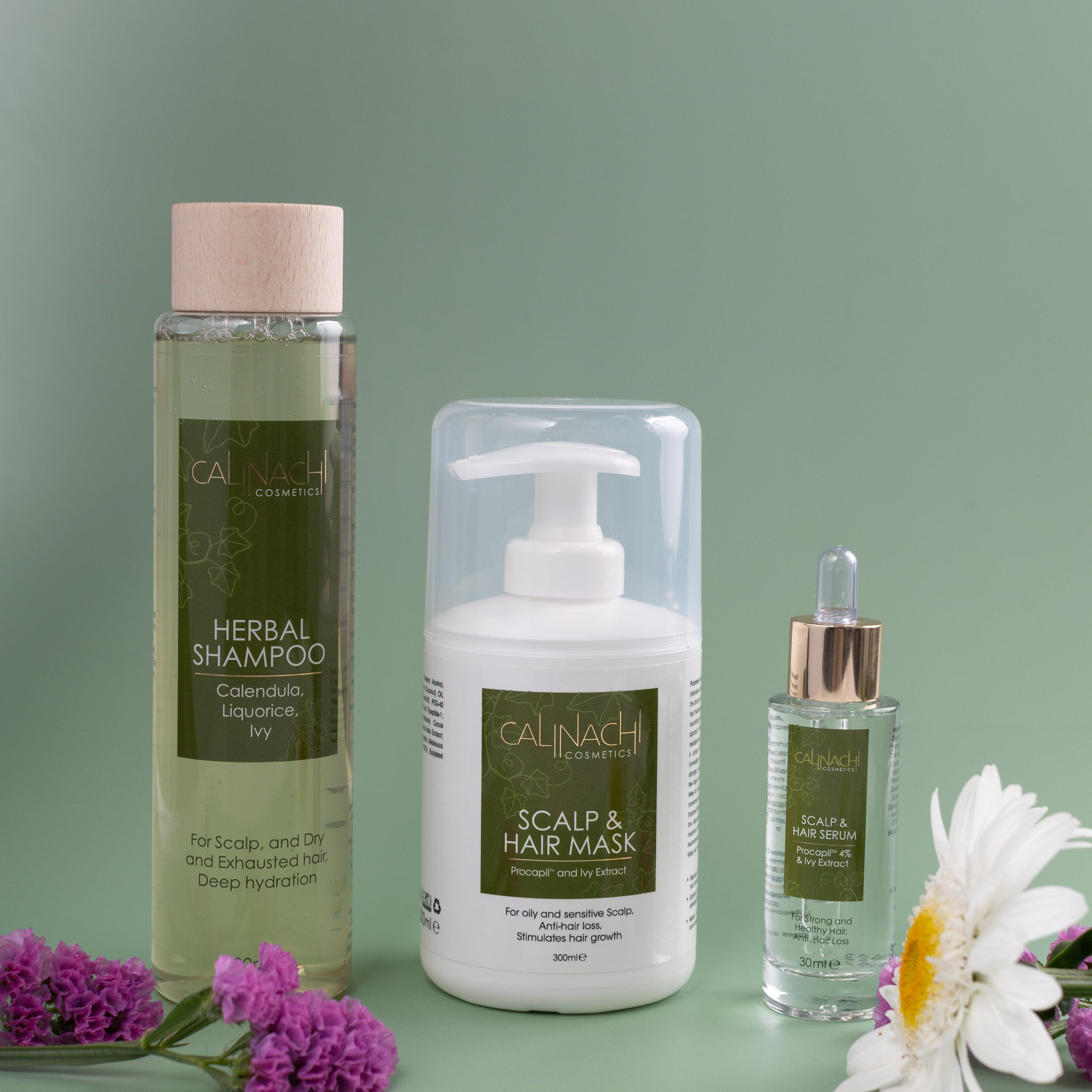 Dry &amp; Exhausted Hair Herbal Shampoo, Sulfate Free, 300ml.