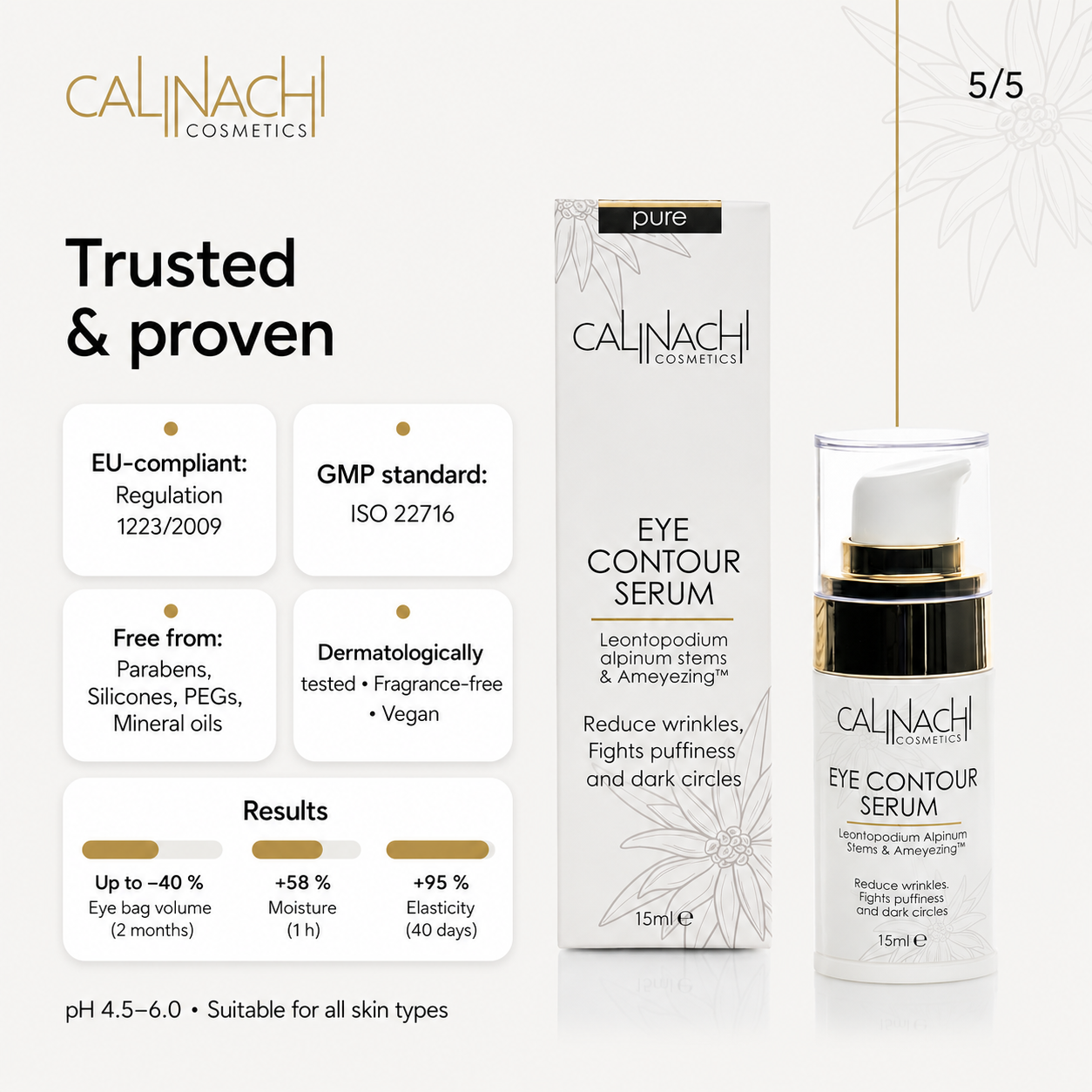 The Ameyezing Eye Contour Serum, 15ml. skincare CALINACHI Cosmetics