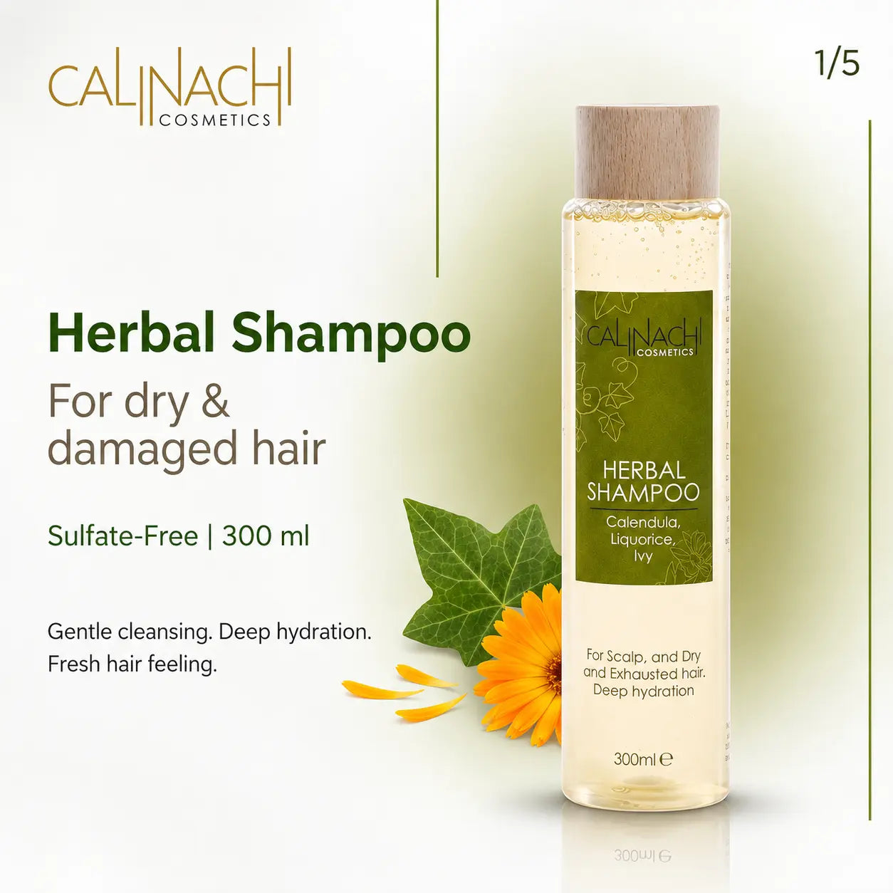 Fiber Damage Repair for Dry Hair Recovery HairCare Sets CALINACHI Cosmetics