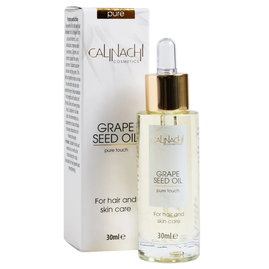 Grape Seed Oil, 30ml.  CALINACHI Cosmetics